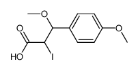 2-iodo-3-methoxy-3-(4-methoxy-phenyl)-propionic acid结构式