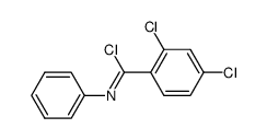 2,4-dichloro-N-phenylbenzimidoyl chloride Structure