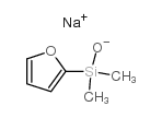 2-呋喃基二甲基硅烷醇钠盐结构式