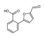 2-(5-formylfuran-2-yl)benzoic acid Structure