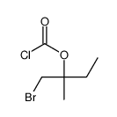 (1-bromo-2-methylbutan-2-yl) carbonochloridate Structure
