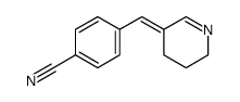 4-(3,4-dihydro-2H-pyridin-5-ylidenemethyl)benzonitrile Structure