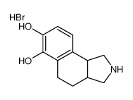 2,3,3a,4,5,9b-hexahydro-1H-benzo[e]isoindole-6,7-diol,hydrobromide结构式