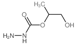 1-hydroxypropan-2-yl N-aminocarbamate结构式