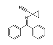 1-[(二苯基亚甲基)氨基]环丙烷-1-腈结构式
