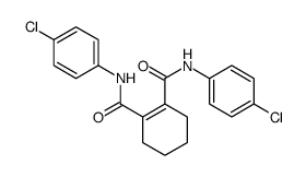 1-N,2-N-bis(4-chlorophenyl)cyclohexene-1,2-dicarboxamide Structure