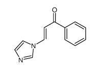 3-imidazol-1-yl-1-phenylprop-2-en-1-one结构式