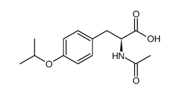 L-Tyrosine, N-acetyl-O-(1-methylethyl) Structure