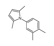 1-(3,4-二甲基苯基)-2,5-二甲基-1H-吡咯结构式