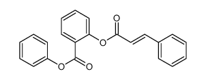 phenyl 2-(3-phenylprop-2-enoyloxy)benzoate Structure