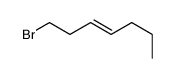 (Z)-1-bromohept-3-ene结构式