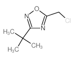 3-叔丁基-5-(氯甲基)-1,2,4-恶二唑结构式