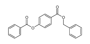 苯甲酰氧基苯甲酸苄酯结构式