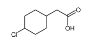 (4-Chlorocyclohexyl)acetic acid Structure