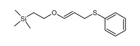 (E)-3-phenylthio-1-<2-(trimethylsilyl)ethoxy>propene Structure
