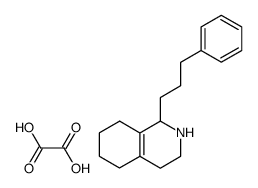 1-(3-Phenyl-propyl)-1,2,3,4,5,6,7,8-octahydro-isoquinoline; compound with oxalic acid结构式