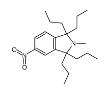 2-methyl-5-nitro-1,1,3,3-tetrapropyl-1,3-dihydro-isoindole结构式