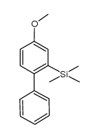 4-methoxy-2-trimethylsilylbiphenyl Structure