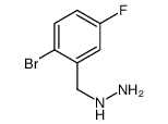 (2-bromo-5-fluorophenyl)methylhydrazine Structure