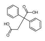 2,2-diphenylbutanedioic acid Structure
