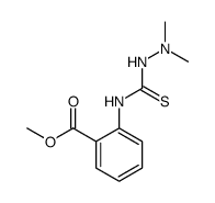 methyl 2-(dimethylaminocarbamothioylamino)benzoate Structure
