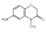 6-氨基-4-甲基-2H-1,4-苯并恶嗪-3(4H)-酮结构式