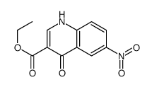 4-羟基-6-硝基喹啉-3-羧酸乙酯结构式