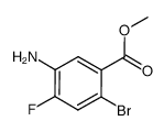 5-Amino-2-bromo-4-fluorobenzoic Acid Methyl Ester Structure