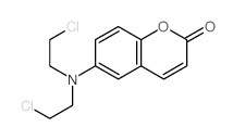 2H-1-Benzopyran-2-one,6-[bis(2-chloroethyl)amino]- picture