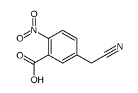 Benzoic acid, 5-(cyanomethyl)-2-nitro- (9CI) picture