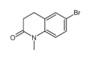 6-溴-1-甲基-3,4-二氢喹啉-2(1H)-酮结构式