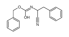 benzyl N-(1-cyano-2-phenylethyl)carbamate结构式