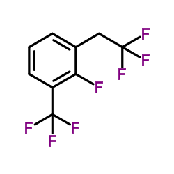 2-Fluoro-1-(2,2,2-trifluoroethyl)-3-(trifluoromethyl)benzene Structure