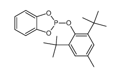 2-(2,6-Di-tert-butyl-4-methylphenoxyl)-1,3,2-benzo-dioxaphosphol Structure
