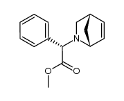 N-[(S)-α-Methoxycarbonylbenzyl]-(1R,4S)-2-azabicyclo[2.2.1]hept-5-en结构式
