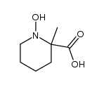 1-hydroxy-2-methylpiperidine-2-carboxylic acid Structure