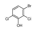 3-bromo-2,6-dichlorophenol Structure