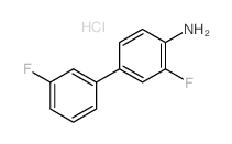 3,3'-Difluoro[1,1'-biphenyl]-4-ylamine hydrochloride Structure