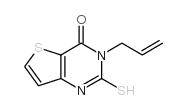 3-烯丙基-2-疏基噻吩并[3,2-d]嘧啶-4(3h)-酮结构式