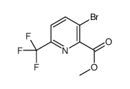 3-溴-6-三氟甲基吡啶-2-甲酸甲酯结构式
