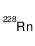 radon-228 Structure
