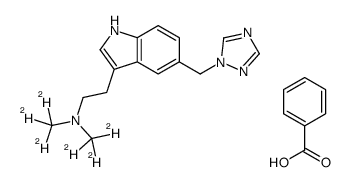 Rizatriptan-d6 (benzoate salt) Structure