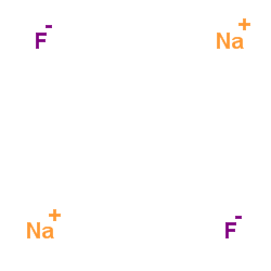 Sodium fluoride (1:1) Structure