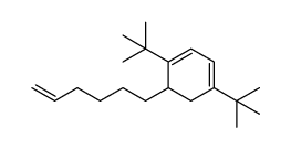 1,4-di-tert-butyl-5-(hex-5-en-1-yl)cyclohexa-1,3-diene结构式