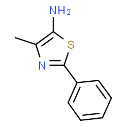 4-甲基-2-苯基噻唑-5-胺结构式