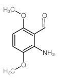 2-AMINO-3,6-DIMETHOXYBENZENECARBALDEHYDE Structure