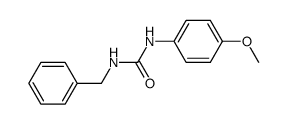 N-benzyl-N'-(4-methoxyphenyl)urea Structure