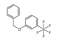 1-苄氧基-3-(五氟磺胺基)苯结构式