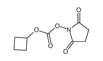 cyclobutyl 2,5-dioxopyrrolidin-1-yl carbonate Structure