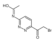 N-6-(2-溴-乙酰基)-吡嗪-3-基-乙酰胺结构式